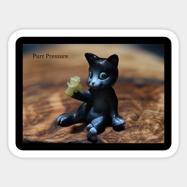 Purr Pressure, Dabs - Weed Design Sticker by MrGreenGenes420